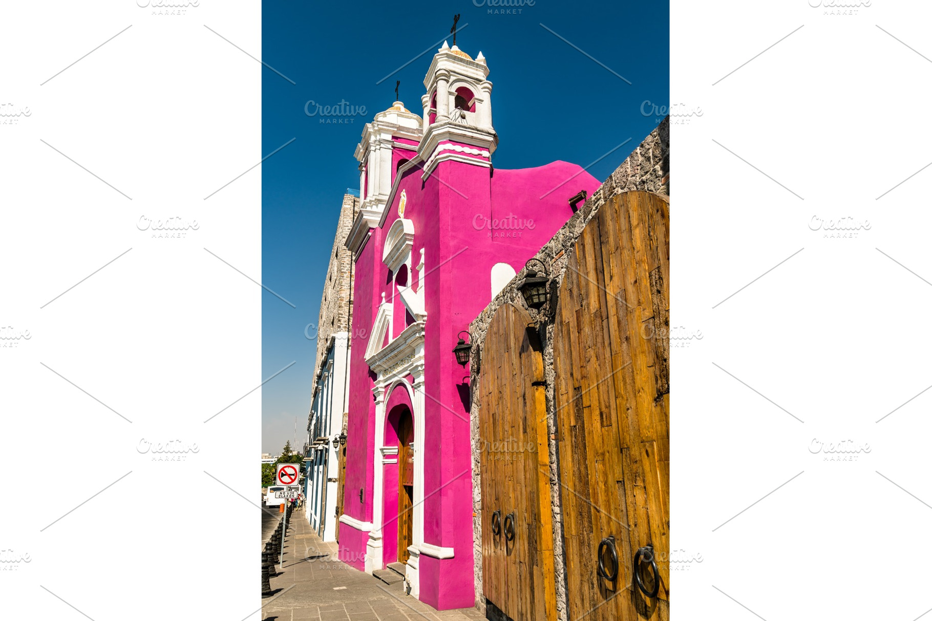 Cirineo chapel in puebla mexico stock photo containing mexico and puebla, an Architecture Photo by Leonid Andronov