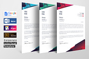 Letterhead Word Google Docs Pages, a Stationery Template by Tbunny (Thumbnail 1 of 4)