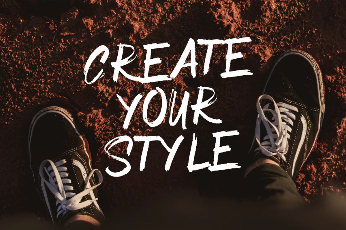 Amor Delova Brush Font, a Blackletter Font by Kotak Kuning Studio (Photo 3 of 6)