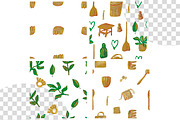 Kids Crayon Eco Lifestyle Seamless, a Pattern Graphic by Lucyinyourheart (Thumbnail 3 of 10)