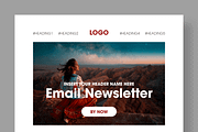 Responsive Email Newsletter Template, a Landing Page Template by MightyDesign (Thumbnail 2 of 9)