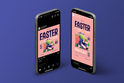 Red Gradient Easter Greeting Card, a Flyer Template by Neermana (Thumbnail 4 of 4)