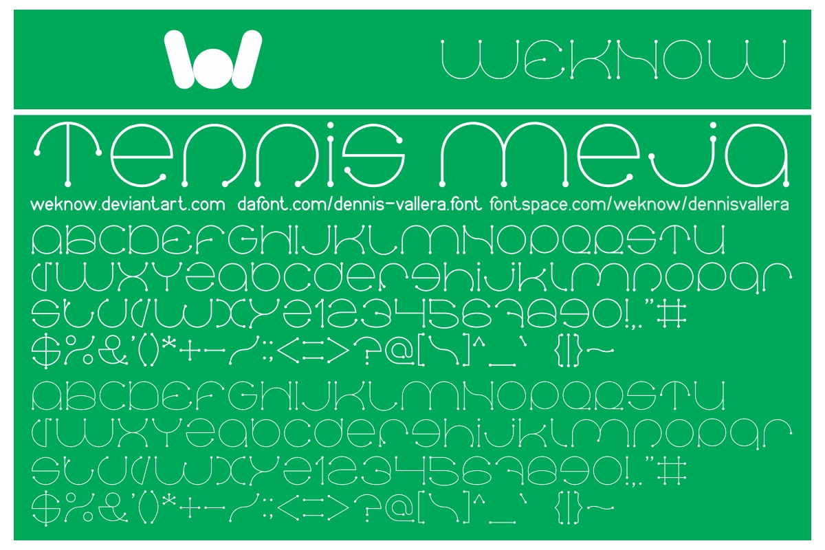 dennis vallera font