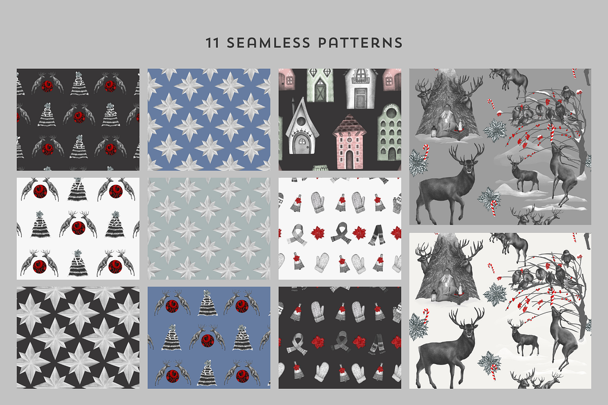 Winter Tales Collection, a Seasonal Illustration by StudioLapis (Photo 2 of 10)