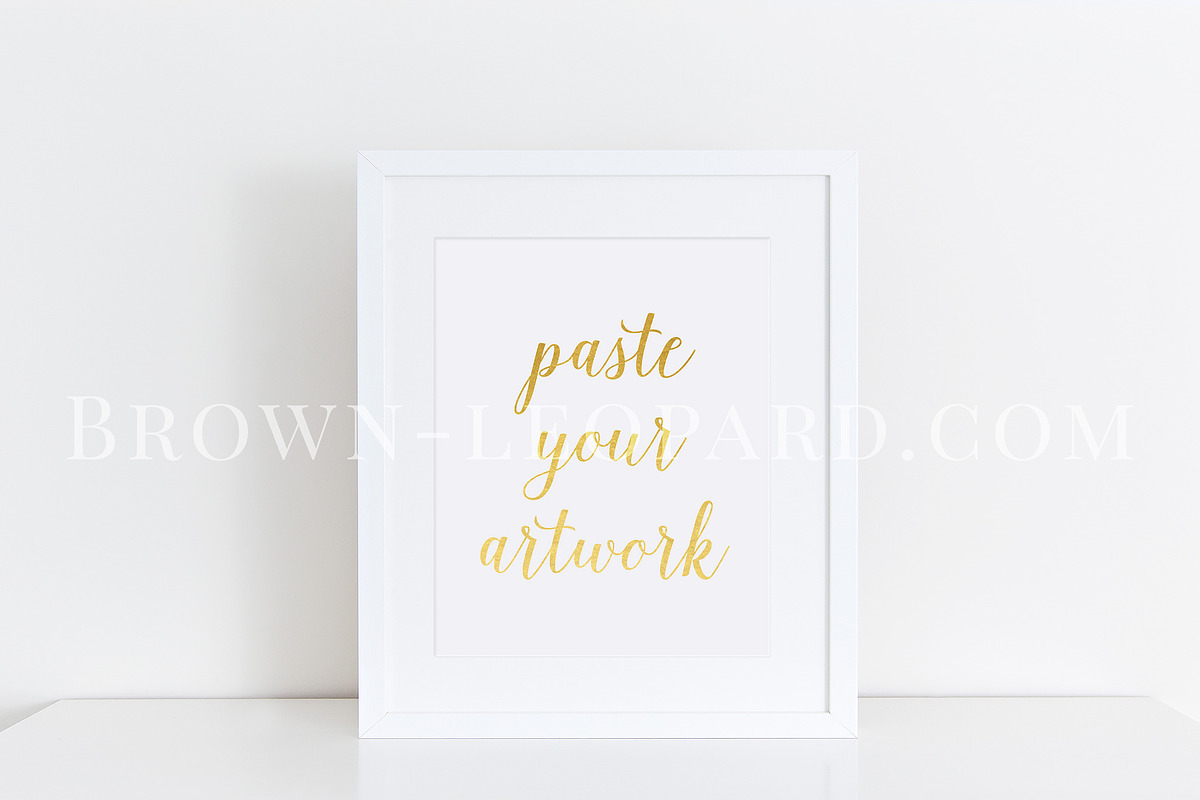 8x10 Clean frame mockup bundle (61), a Print Template by BrownLeopard (Photo 3 of 6)