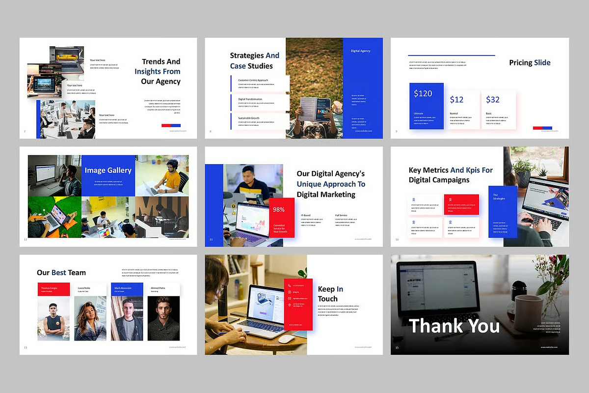 Digital Agency GSlides, PPoint, a Presentation Template by Fit-tee (Photo 4 of 4)