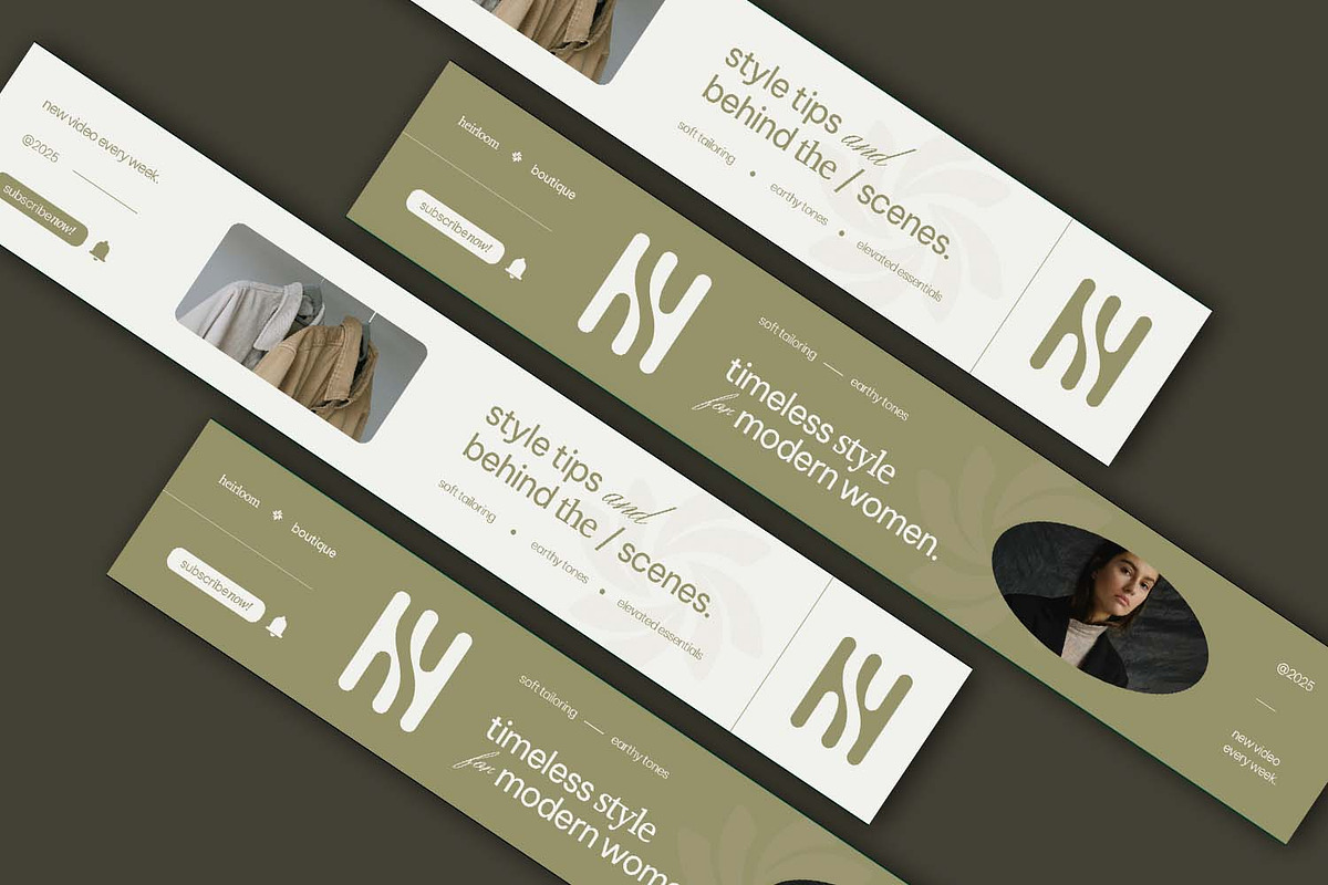 Modern Styling Tips - YouTube Banner, a Social Media Template by VUNIRA (Photo 3 of 3)
