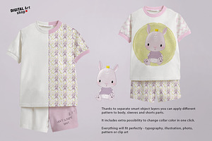 Baby Pyjama Mock Up