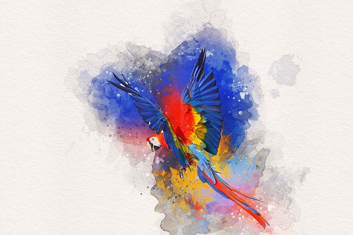 Pro Art Painting Photoshop Action, an Action Add-On by MRI STUDIO (Photo 3 of 14)