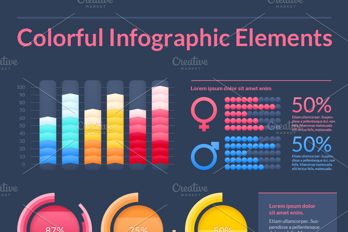 Vector Infographic Elements, an Object Graphic by Mgd.Design (Photo 2 of 5)