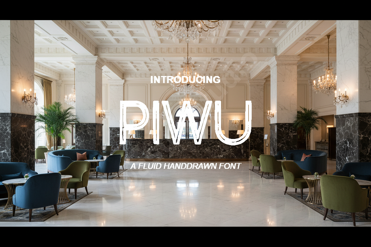 Piwu - Sophisticated Luxury Serif Fo, a Font by Astuti Studio (Photo 1 of 16)