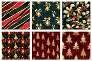 Classic Christmas Digital Paper, a Texture Graphic by Dream Creation (Thumbnail 3 of 6)