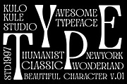 Awesome Lathusca - Unique Serif, a Sans Serif Font by Kulokale (Thumbnail 4 of 10)