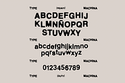 MACHINA, a Sans Serif Font by Headquarters (Thumbnail 3 of 5)