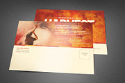 Harvest Celebration Church Postcard, a Card Template by loswl (Thumbnail 2 of 2)