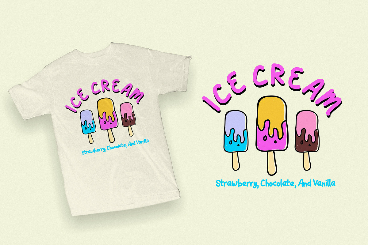 Fun Story Font + 60 Illustration preview 5
