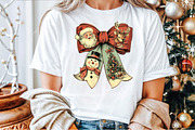 Christmas Coquette Bow PNG, an Illustration by Sublimation Artist (Thumbnail 6 of 9)