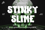 Stinky Slime - Halloween Font, a Handwritten Font by Arendxstudio (Thumbnail 1 of 9)