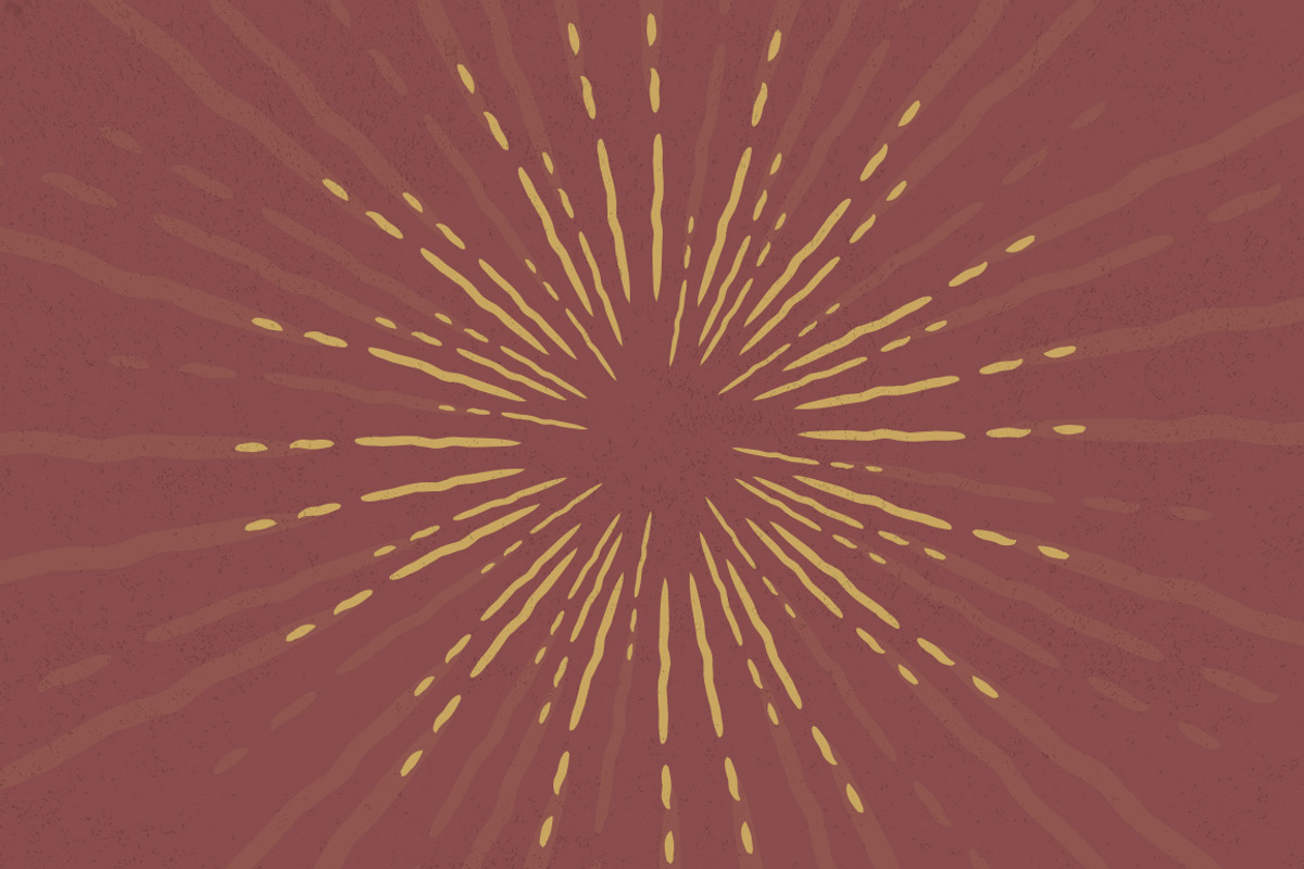 36 Hand Drawn Sunbursts & Stars, an Illustration by Graphicsfuel (Photo 4 of 5)
