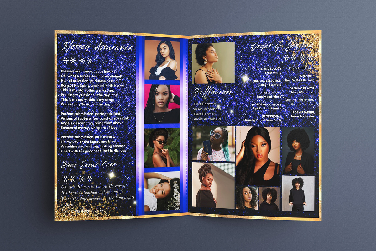 funeral program template, a Templates & Theme by iloveTemplate
