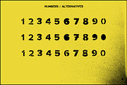 Stencil font mind the gap display, a Font by Itsmesimon (Thumbnail 10 of 10)
