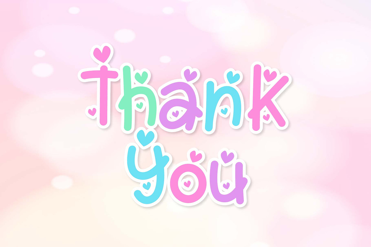 Mini Love Font, a Handwritten Font by KengGraphic (Photo 8 of 8)