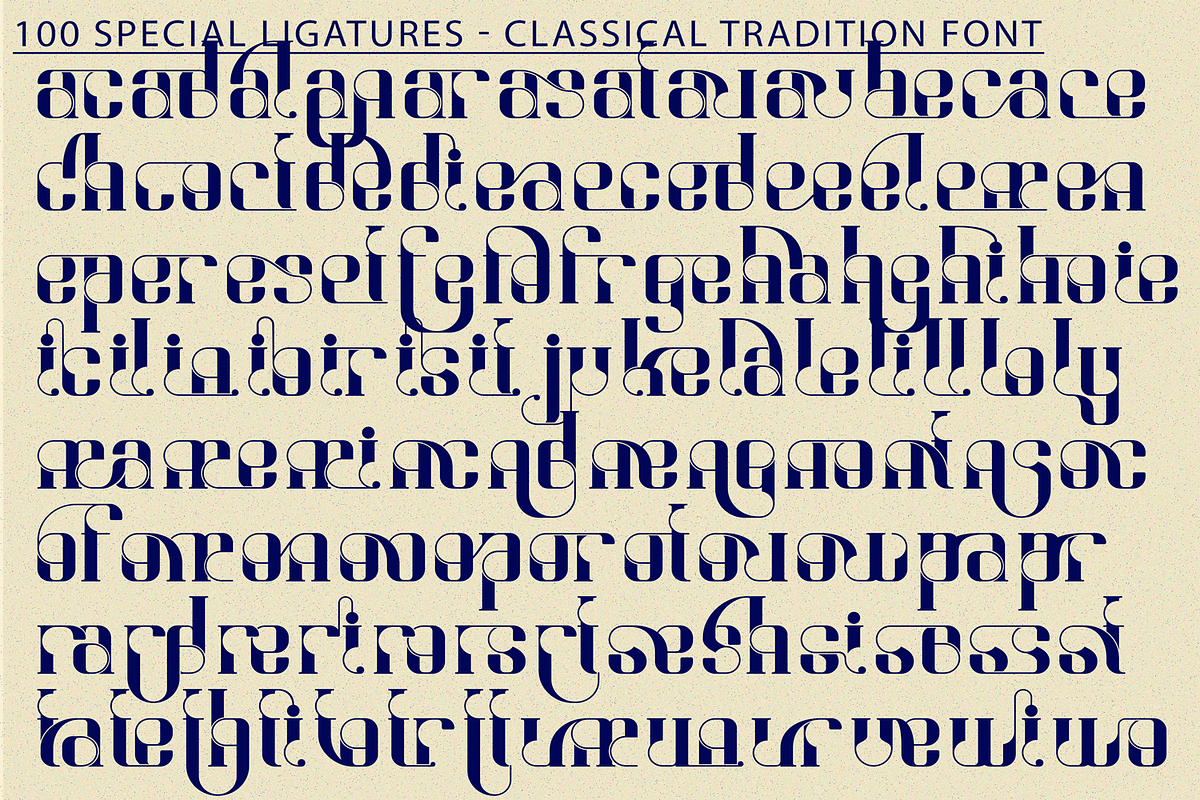 Classical Tradition - Geometric Font, a Serif Font by 177Studio (Photo 8 of 8)