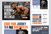 Keffitness - Fitness & work out, a Landing Page Template by keffidesign (Thumbnail 2 of 2)