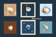 Spring Tide Branding Collection, a Texture Graphic by Polar Vectors (Thumbnail 2 of 11)