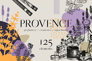Herbs of Provence Collages & Vectors, a Healthcare Illustration by Yevheniia