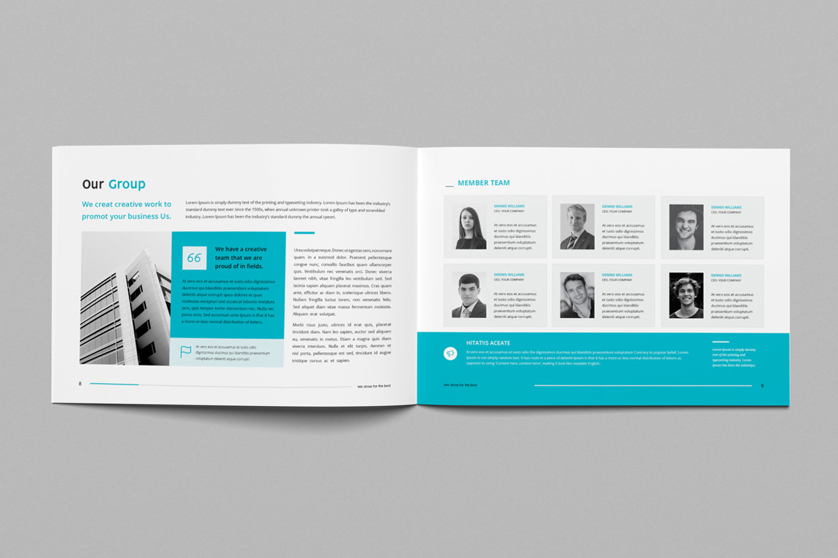 Company Profile Landscape, a Brochure Template by Pro-Gh (Photo 7 of 9)