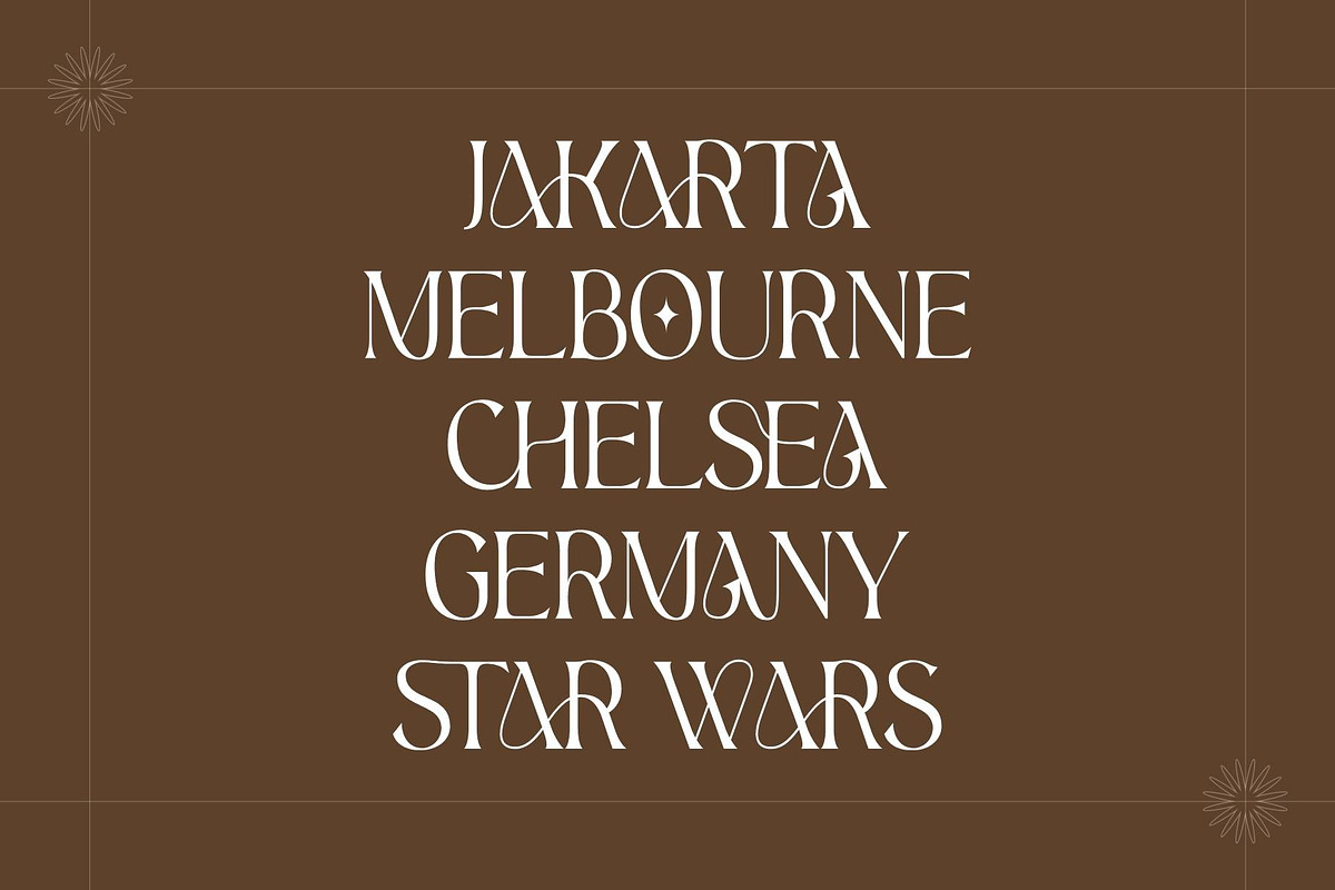 Aesthetic - Modern Display Serif, a Serif Font by Nirmana Visual (Photo 2 of 7)