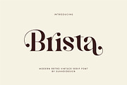 Brista - Elegant Serif Font, a Serif Font by suhadidesign (Thumbnail 1 of 10)