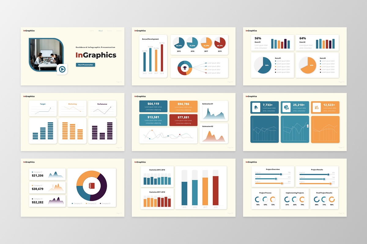InGraphics - Dashboard Infographic, a Presentation Template by GraphauseProject (Photo 6 of 6)
