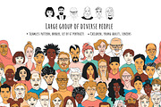 People of the World Pattern, a Person Illustration by VasilkovS (Thumbnail 1 of 8)