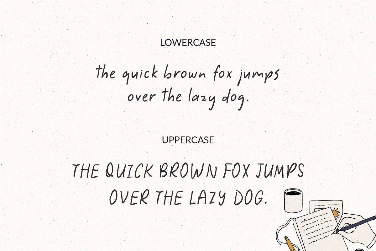 Simple Casual Notes Handwritten Font, a Handwritten Font by Kaya Fonts (Photo 11 of 24)