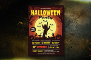 Halloween Party Flyer Set, a Flyer Template by Totem Design Studio (Thumbnail 3 of 8)