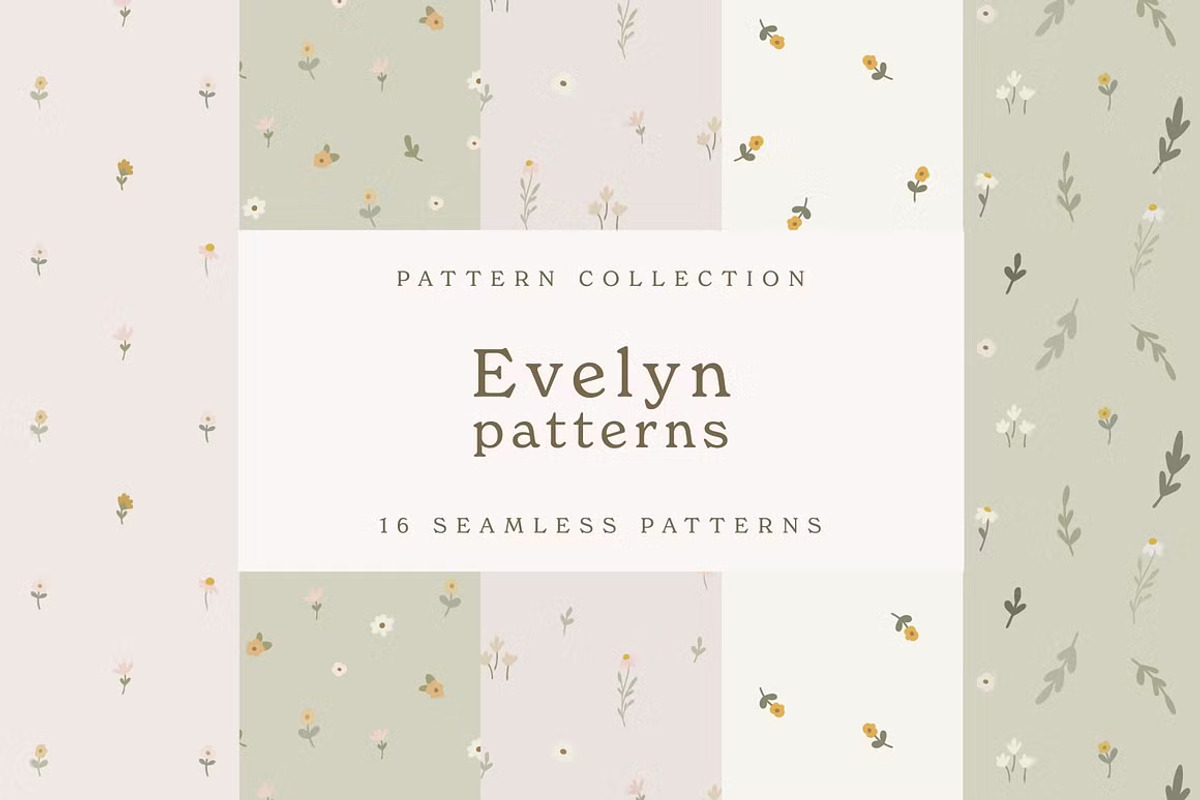 4 in 1 Pattern Bundle - 64 Patterns, a Pattern Graphic by Emilie Cliche (Photo 27 of 34)