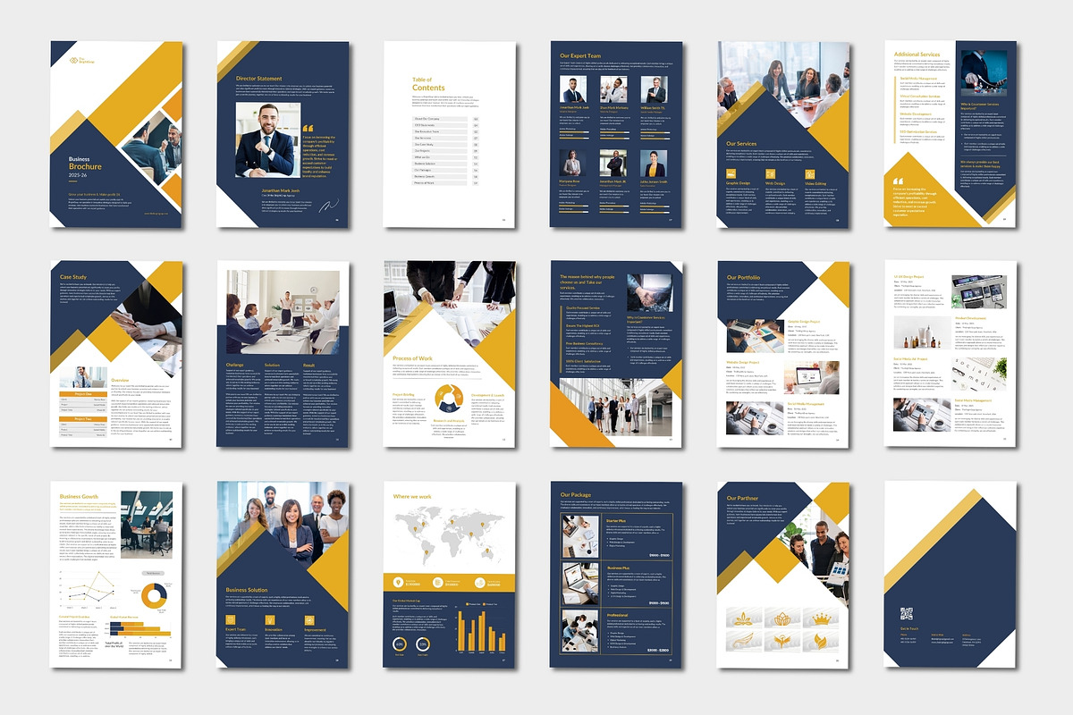 Canva Company Profile Brochure, a Brochure Template by TheBrightGrap (Photo 10 of 10)