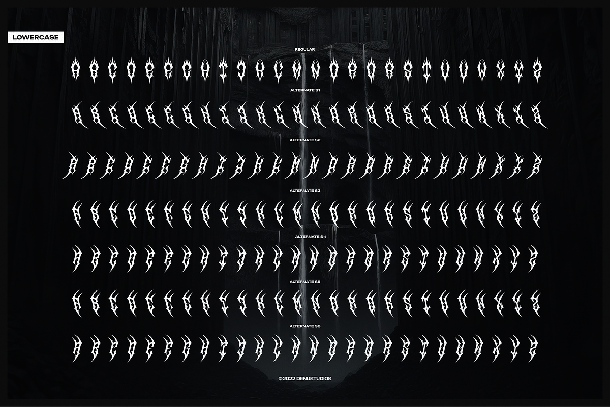 Malvoid | Black Metal Font, a Blackletter Font by Denustudios (Photo 12 of 12)