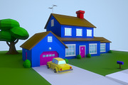 Low Poly House 1, an Architecture 3D Model by Midgardians (Thumbnail 1 of 14)