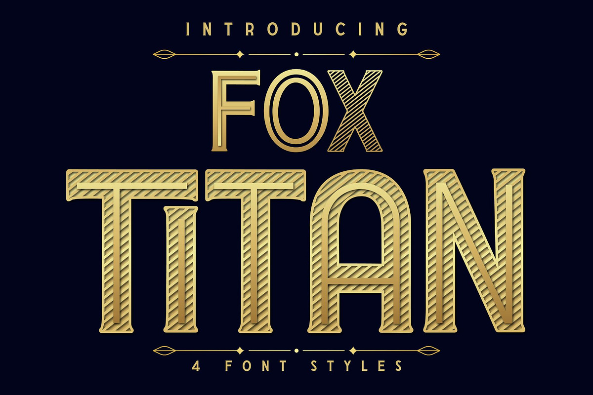 Fox Titan: 4 Font Style, a Handwritten Font by Fox7 By Rattana (Photo 1 of 12)