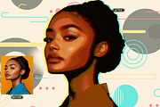 VECTOR POSTER POP FX Ps Action, an Action Add-On by Studio Retouch (Thumbnail 6 of 10)