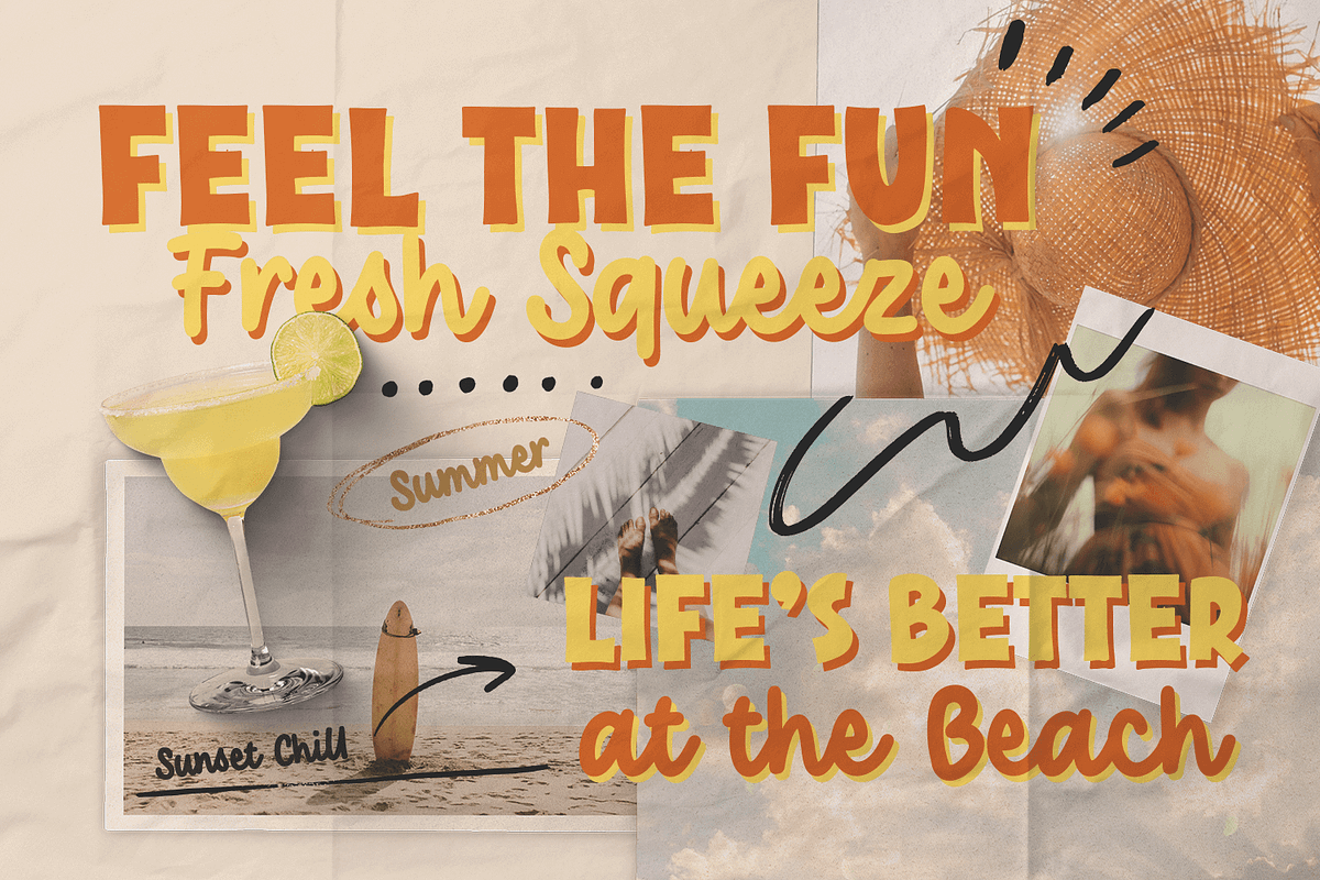 Lemon Slush – Vintage Retro Font Duo, a Font by Pixesia Studio (Photo 2 of 14)