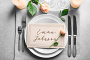 Rhapsody Font., a Script Font by Red Ink (Thumbnail 7 of 8)