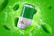 Soda Can Mockup Manipulation, a Cups & Container Mockup by dpi (Thumbnail 1 of 5)