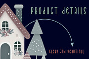 Watercolor Christmas house clipart, an Illustration by CreationArt (Thumbnail 5 of 6)