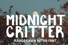 Midnight Critter - Hand Drawn Type