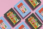 CHRISTMAS TOWN: clipart, a Seasonal Illustration by Elliko shop (Thumbnail 2 of 6)