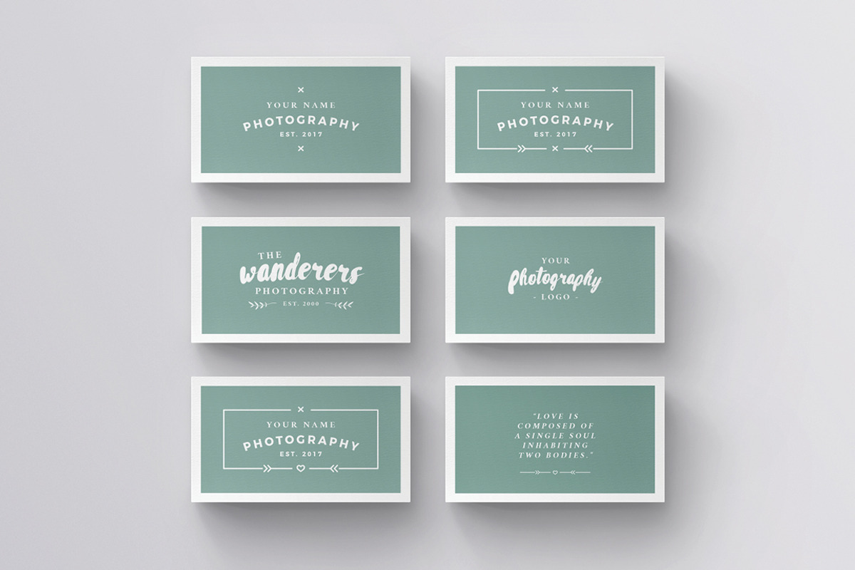 WANDERERS  Business Card Template, a Business Card Template by 46&2 Collective (Photo 9 of 11)